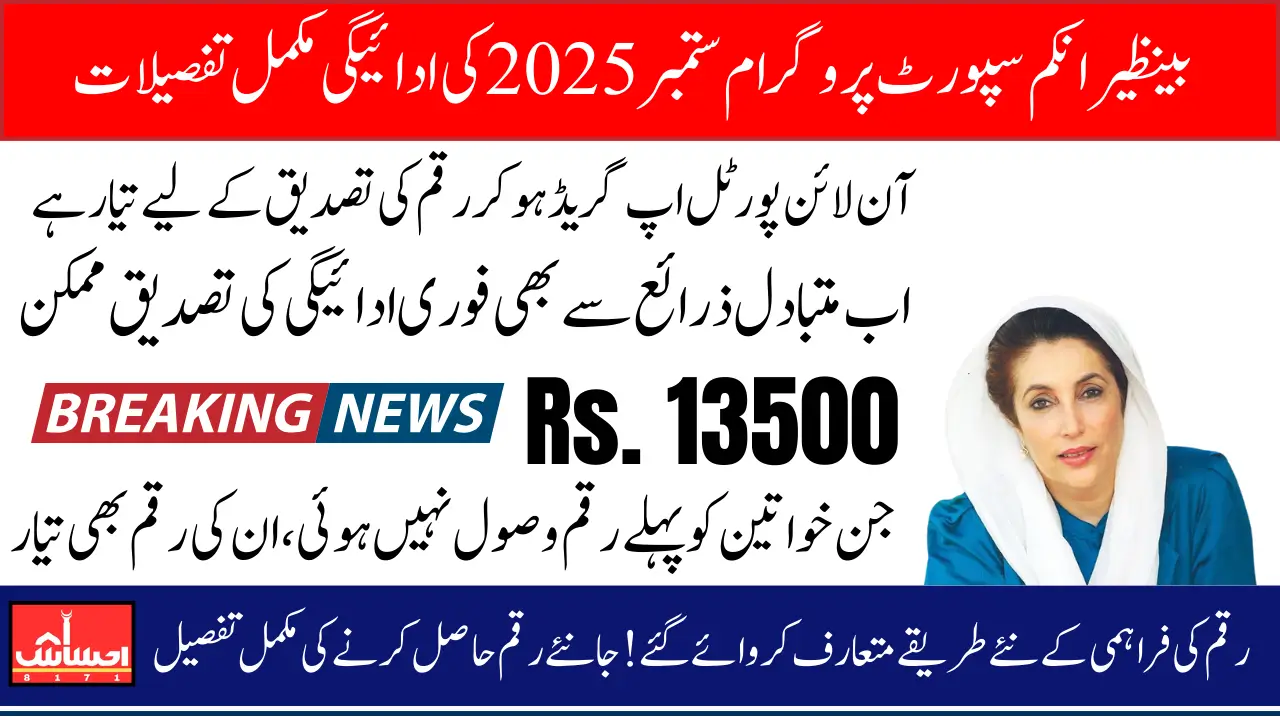 BISP 8171 Verification September 2025 Online Portal Updates For Registered Beneficiaries