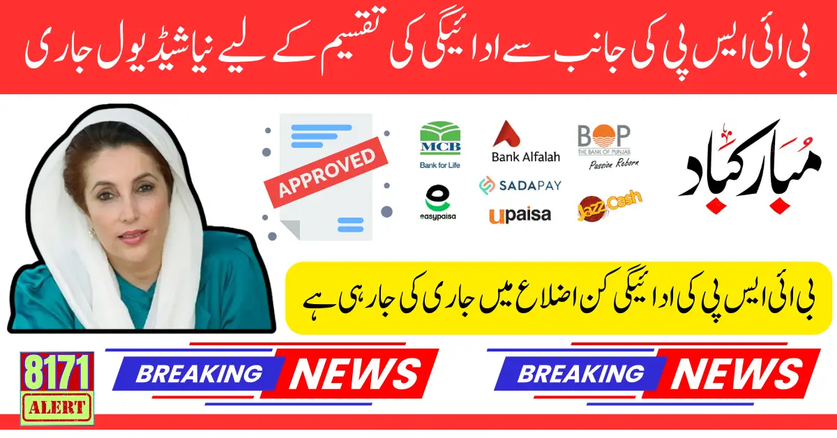 BISP 8171 Program 2025 Installment Schedule Bank-Wise Know Full Details Step By Step